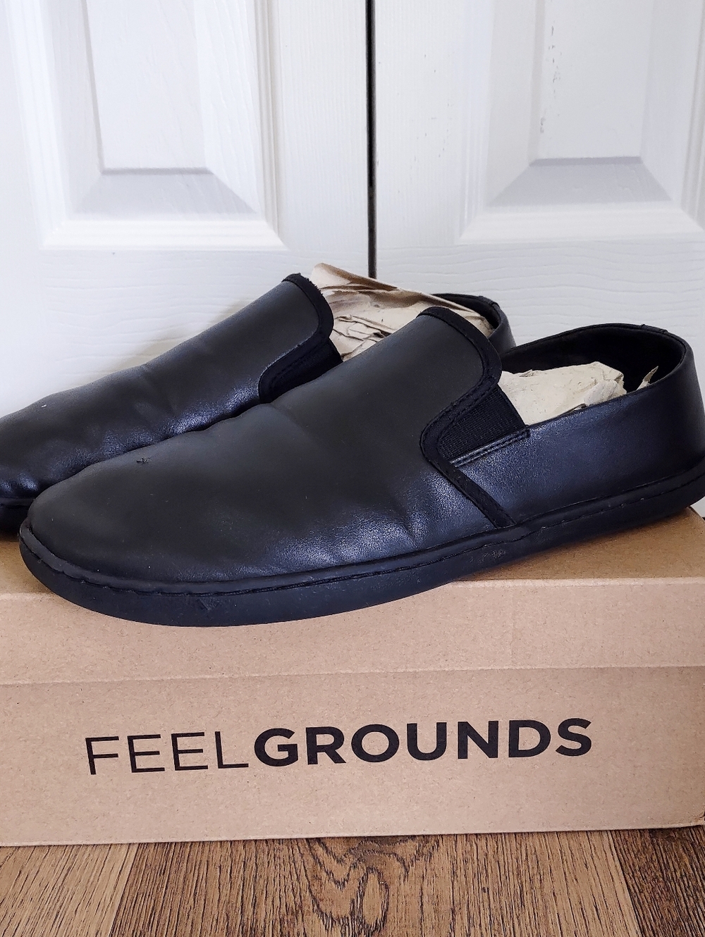 FeelGrounds Droptop All Black Luxe Barefoot Shoe Size 11 EU 42